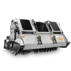 Kruszarka traktorowa do wyrównywania gleby i kamieni