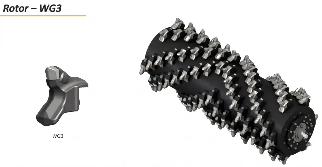 THOR 2235 rock crusher parts detail